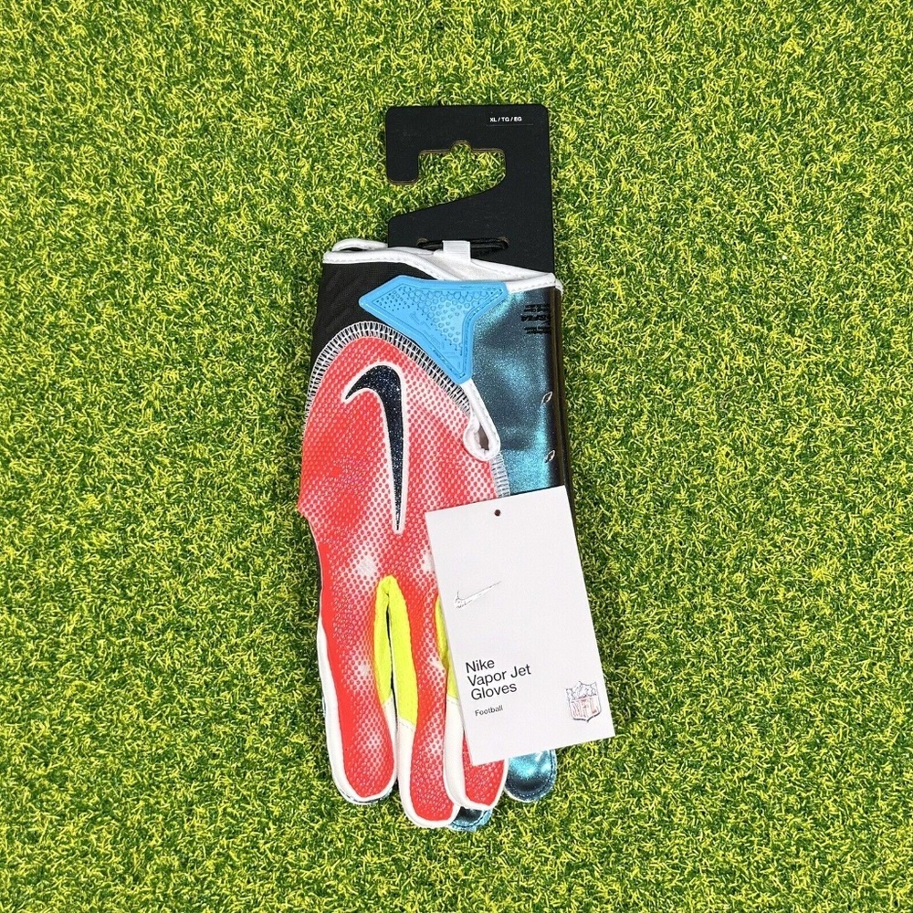 Nike Vapor Jet 7.0 NFL Combine Size XL Football Gloves Multicolor RN# 129862